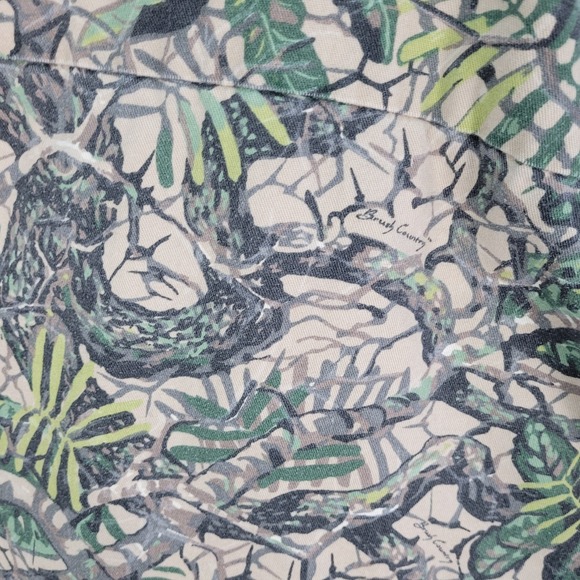 Brush Country Camouflage Shirt Men's XL Green Camo Long Sleeve Button Hunting - Picture 9 of 10